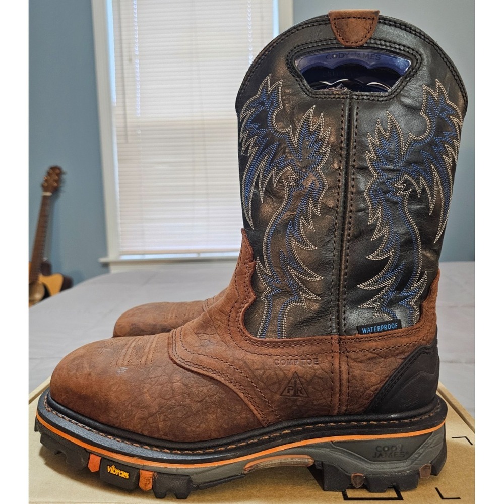 Cody James® (Men's 8.5 WIDE ) Decimator™ 11" Comp-Toe Waterproof Western Boot - Picture 2 of 11